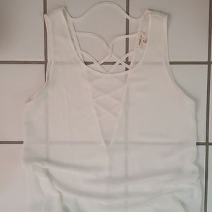 Shear White Tank